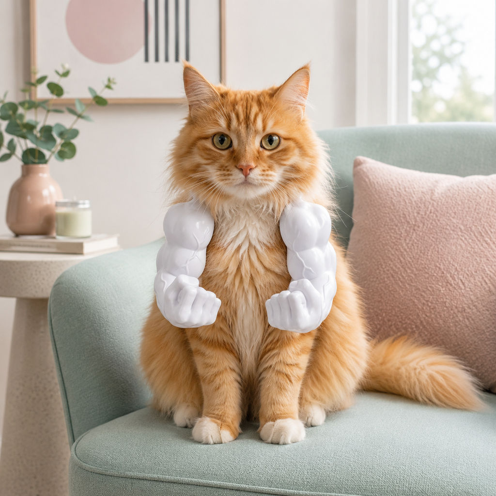 Bras Musclés pour Chat & Chien