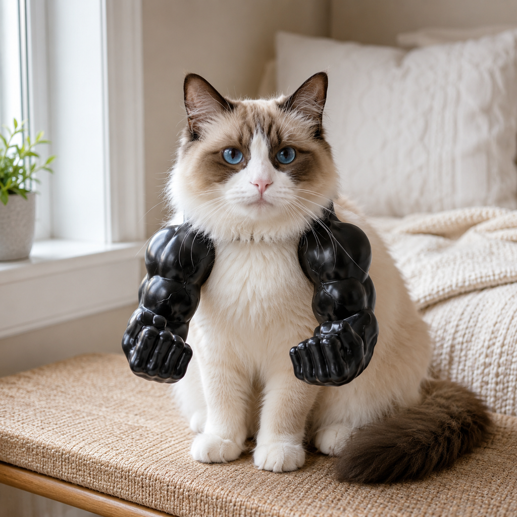 Bras Musclés pour Chat & Chien